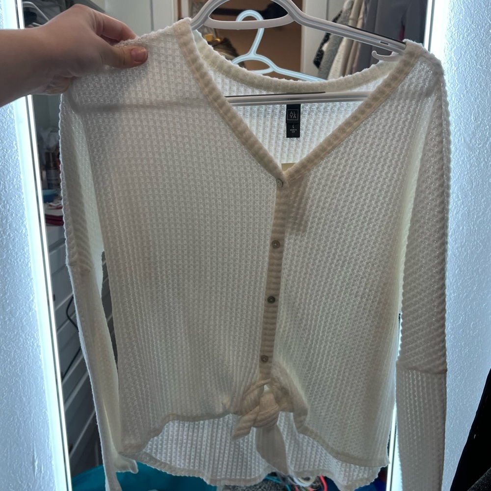 Button up white shirt
